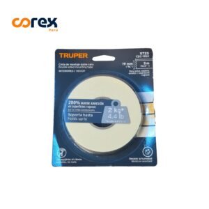 Cinta doble contacto de 19 mm x 5 m Truper